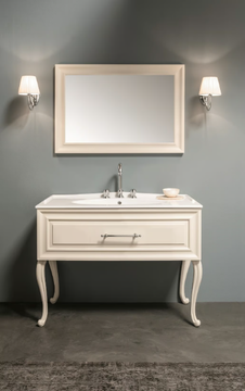 AUTORITRATTO - Floor-standing single wooden vanity unit with drawers by Gaia Mobili - view 3